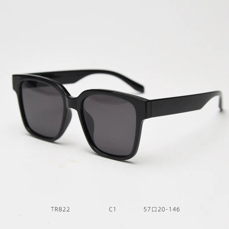 TR90 Polarized Sunglasses Men square Acetate Ladies Sun Glasses Uv400 Rivet Korean Style 2024 High Quality Hot Sale