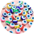 New Arrival Polymer Clay Evil Eye Bracelet Spacer Bead Charms for Jewelry DIY Making Accessories