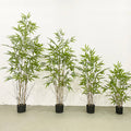 90cm 120cm 150cm Artificial Bamboo Tree Nearly Natural Plant Plastic and Silk Potted Artificial Plant for Home