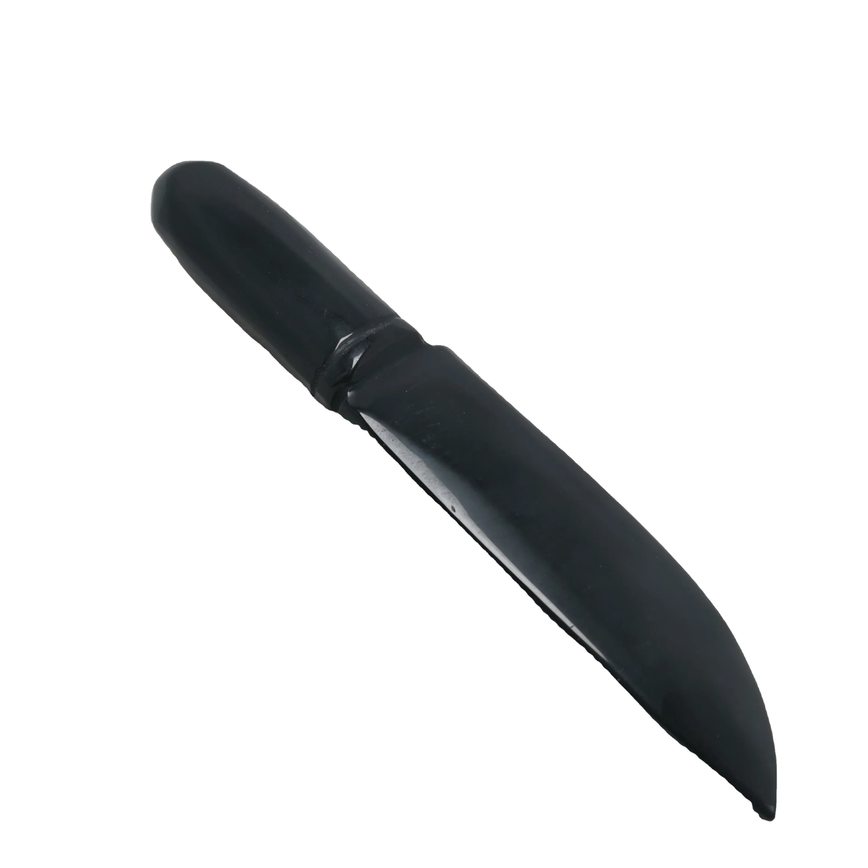 New Hand Carved Natural Black Obsidian Knives Crystal Carved Knife Crystals Cheap Price for Collection