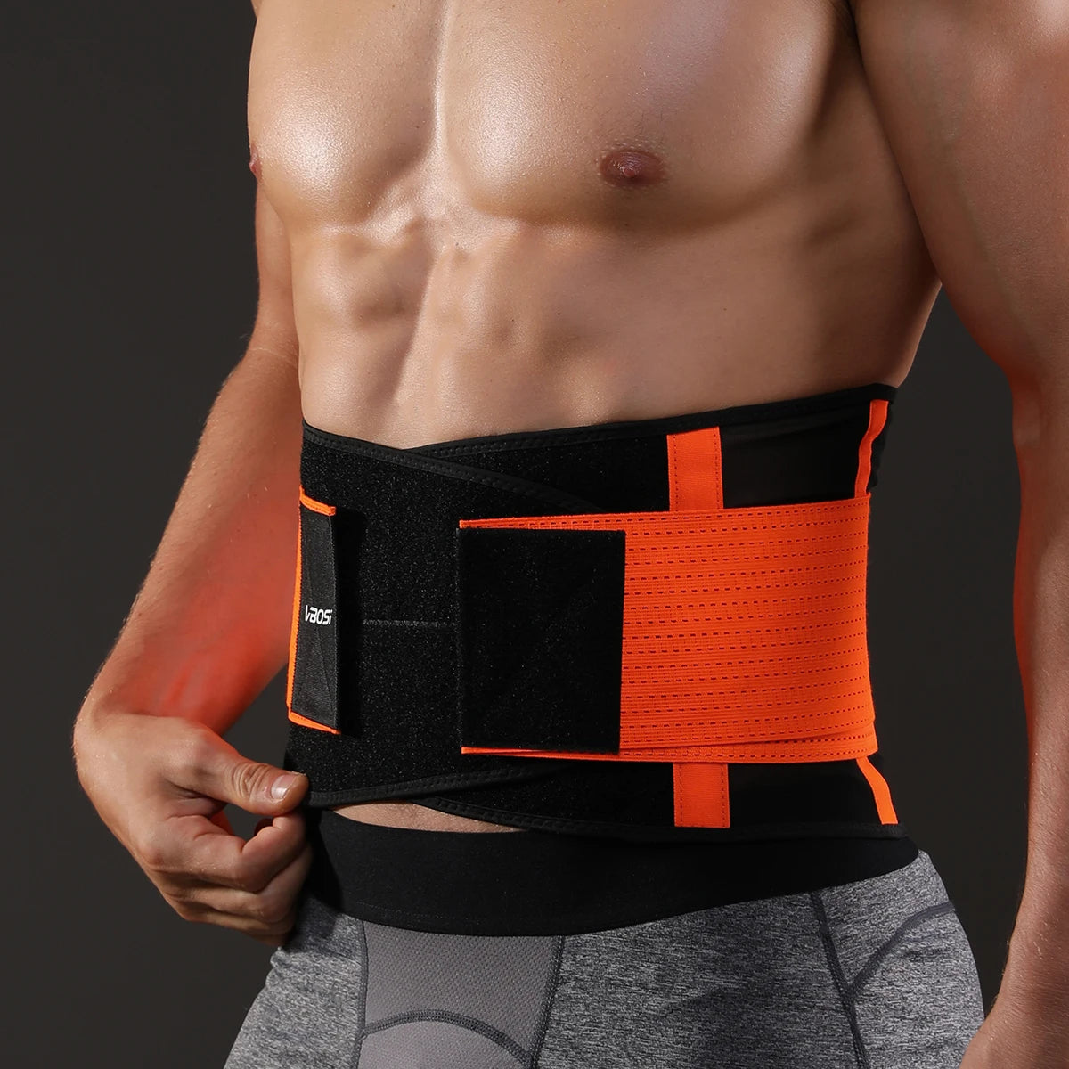 VBOSi 0152 Unisex High Elastic Compression Belt Breathable Wholesale Lower Waist Support Wrap for Gym Training Weight Lifting