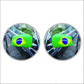 Customized Football Fans Flag Brazil Flag Car Side National Flag Mirror Cover for Soccer Fans Car Decoration