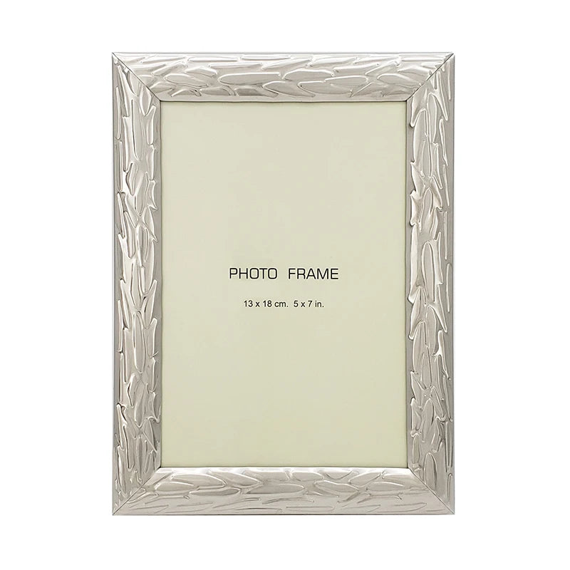 Silver Plated Metal Photo Frame Elegant Picture Frame