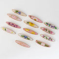 Chic Dried Flower Hair Clip Trendy Side Barrette With Real Flower Colorful Pressed Flower Hair Accessories for Women and Girls