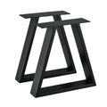Metal Table Legs Simple Design Trapezoid Shape Heavy Duty Table Legs Ladder Shaped Living Room Table Legs Desk Base