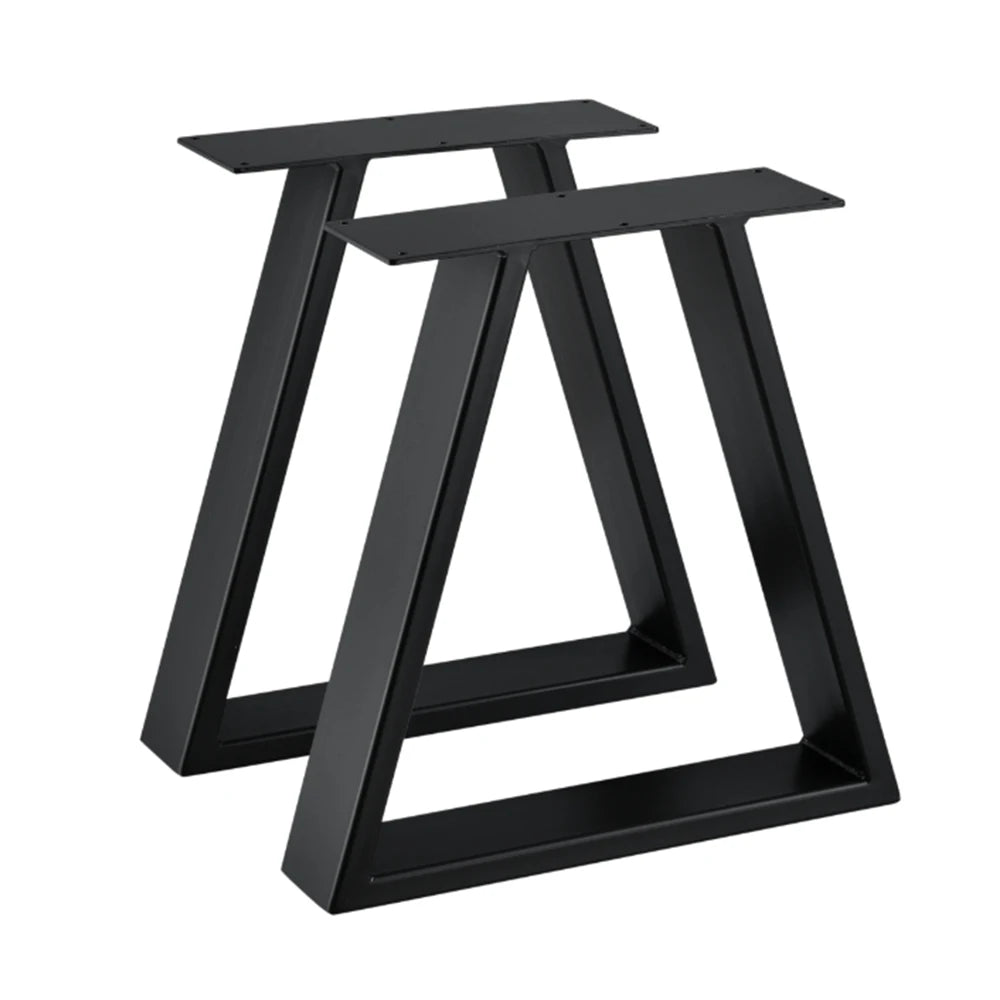 Metal Table Legs Simple Design Trapezoid Shape Heavy Duty Table Legs Ladder Shaped Living Room Table Legs Desk Base