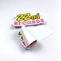 Custom Die Cut Vinyl PET PVC Adhesive Sticker UV Printed With Glossy Matte Finish Carton Packaging Label Stickers
