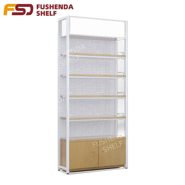 Grocery Store Display Stand Racks Light & Heavy Duty Gondola Shelving Double-Sided Supermarket Shelves Made Steel Metal for Sale