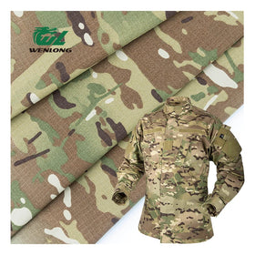 RTS CP T/C 8020 Polyester/Cotton Camouflage Ripstop Fabric for Uniform Anti Tearing Garments