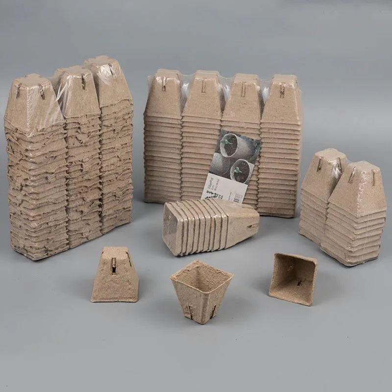Wholesale Eco-friendly Biodegradable Waterproof Pulp Seedling Cup