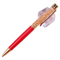 Creative Exquisite Gold Foil Ballpoint Pen 1.0mm Writing Width Ornamental Liquid Gift Pen Factory Supply Made of Durable Plastic
