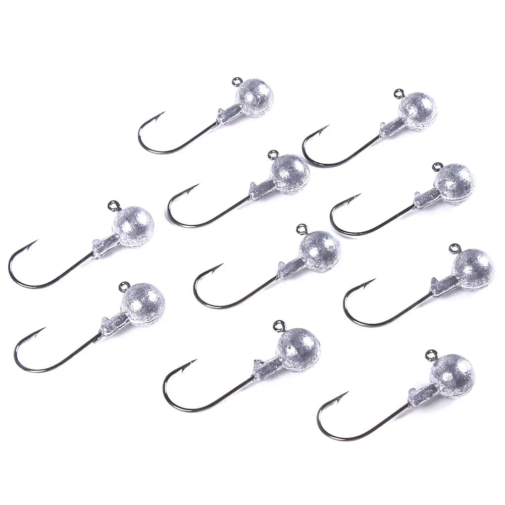 1g 2g 3.5g 5g 7g 10g 14g Jig Head Hooks Cheap Hooks Jighead Lure Bass Fishing Hook