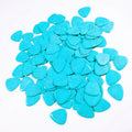 Huiying Highly Polished Natural Gemstone Pick Crystal Triangle Blue Turquoise Guitar Accessories Picks