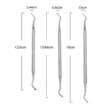 Hot Sale Cuticle Pusher Remover Dead Skin Groove Pick 2 Head Nail Art Spoon