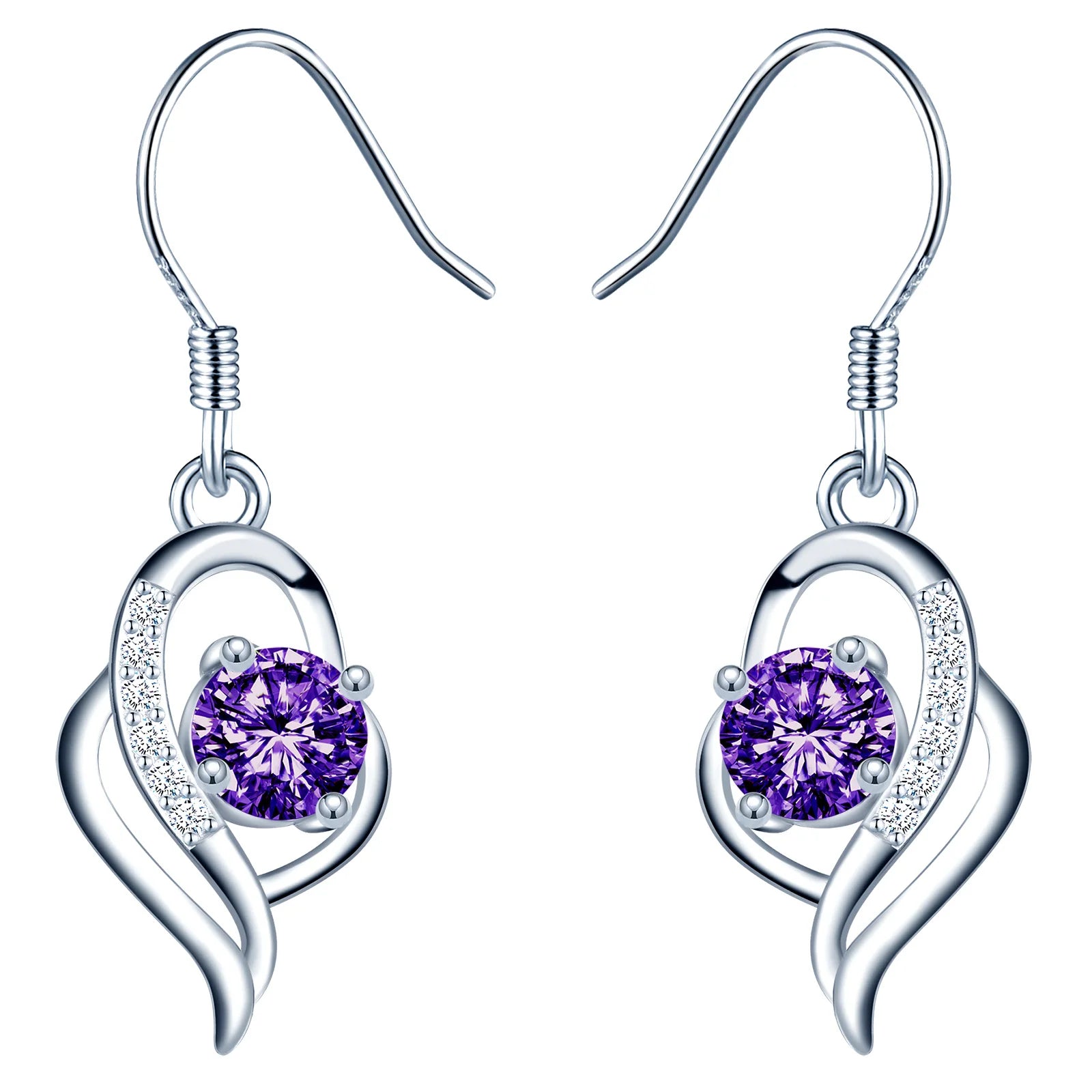 New Arrival Fine Jewelry 925 Sterling Silver Drop Dangle Earrings Women
