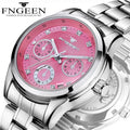 FNGEEN 3579 Watch Fashion Luxury New Ladies Watches Women Automatic Mechanical Lady Watch Waterproof Luminous Wristwatch