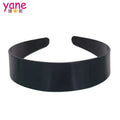 Basic Hair Accessories Semi-finished Black Plastic Headband No Teeth and Can Custom for Women Unisex Plastic Headbandplastic