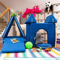 Convertible Foam Floor Cushion Fort Modular Kids Building Sofa Couch Toddler Play Convertible