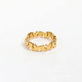 Joolim High End 18K Gold Plated Geometric Bend Butterfly Rings for Women Finger Ring Wholesale