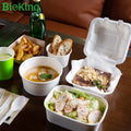 BioKing Sugarcane Bagasse Pulp Biodegradable Compostable Disposable Lunch Box Food Paper Boxes for Takeaway Food Container
