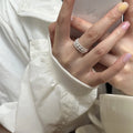 Women Jewelry Ring Sterling Silver Rings for Girls Beautiful Silver Beaded Ring