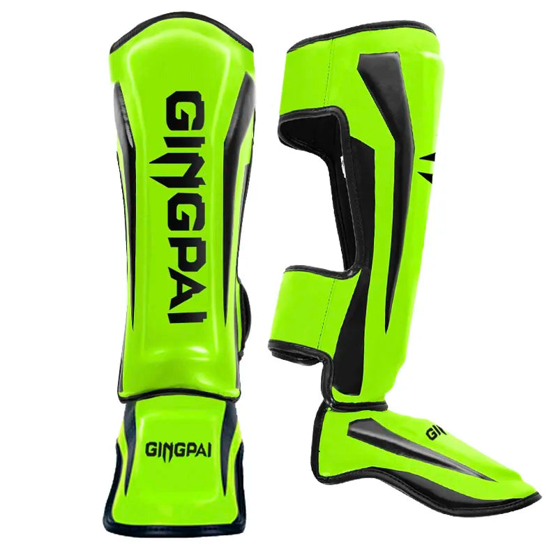 Boxing Body Protector Carbon Shin Pad Knee Shin Guard Protector Shin Pad Holder Sleeve Protector Muay Thai Taekwondo