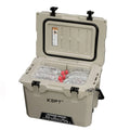 Factory Hot Sale 25QT Modern Thermal Portable Outdoor Cooler Box Hard Rotomolded Ice Chest Water Resistant Multi-Function for