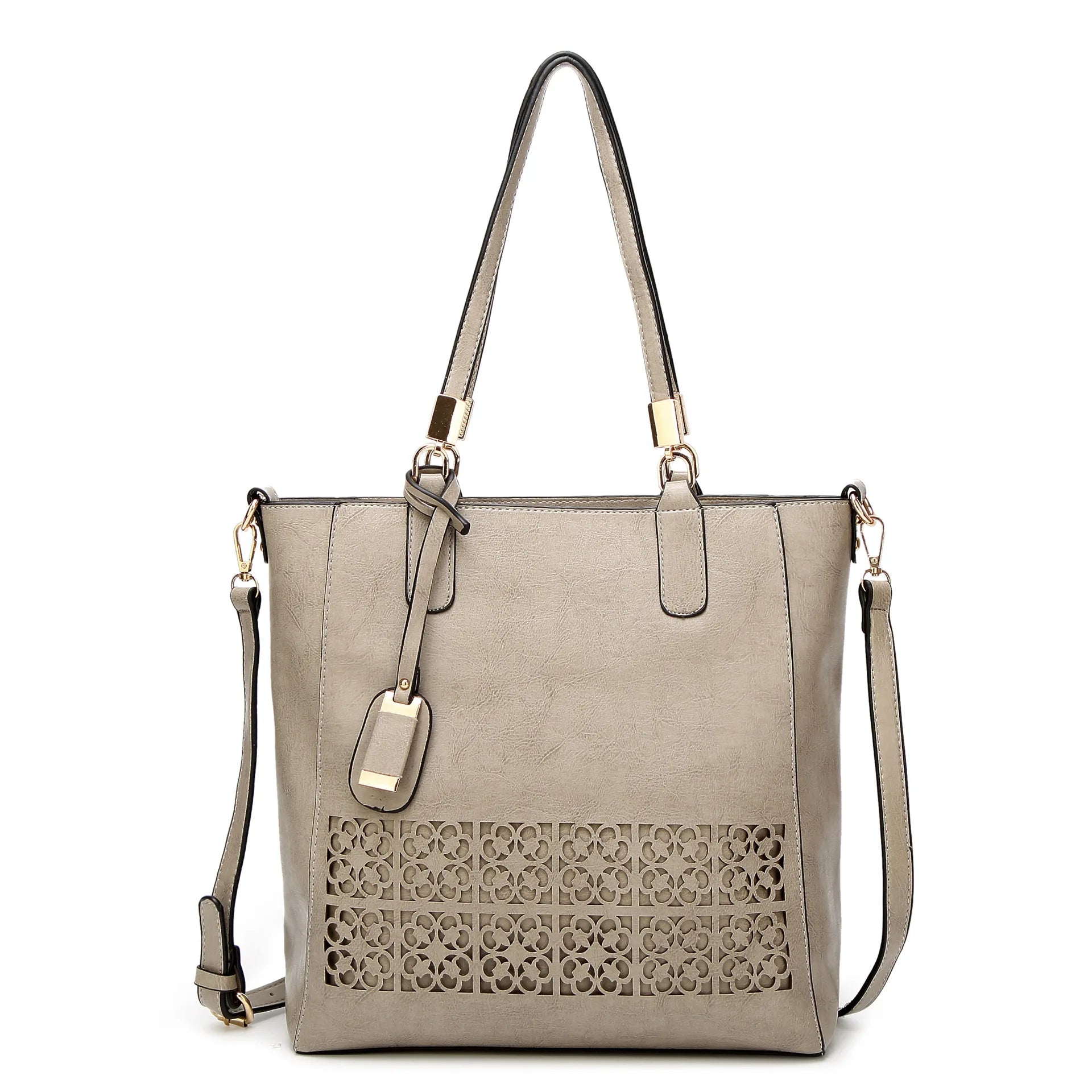 High Demand Products 2021 Hollow Out Ladies Bags Handbag Set Women Pu Leather