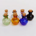 Colorful Mini Cute Vase Shaped Diy Handmade Wishing Vials Home Decoration Storage Bottle Pendant Necklace Corked Glass Pill MegaBDM