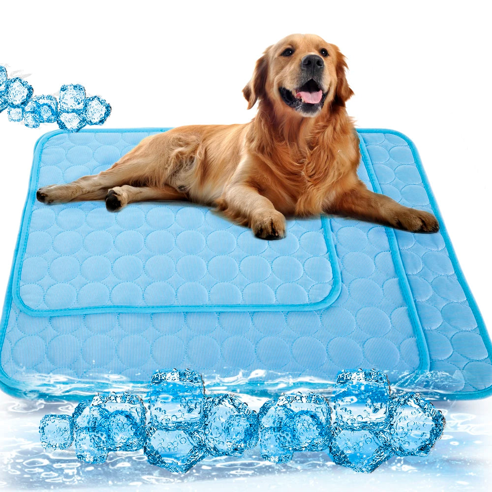 Soft Modern Eco-Friendly Pet Cooling Mat Waterproof Easy Clean Training Pad for Dogs Featuring Animal Pattern Car Seat Cover