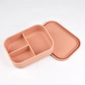 Customized Wholesale Food-grade Silicone Square Lunch Box Microwaveable Portable for Students Office Workers for Fresh Present