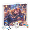 N-2155 Wholesale 5D DIY Custom Diamond Painting Kit Full Drill Photos Square AB Diamonds Canvas Portrait Home Decor