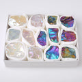 Wholesale Natural Healing Crystal Stone Sets Rainbow Angel Aura Crystal Stone Box for Home Decoration