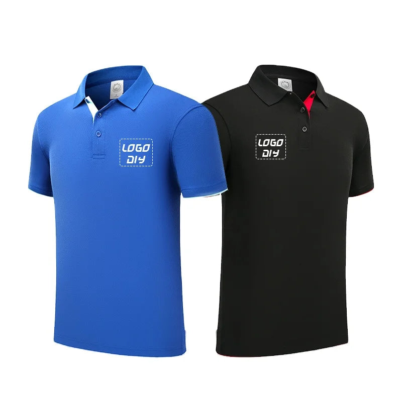 Custom Size Over Size Polo Shirts Best Quality Heavy Weight Men's Polo t Shirts 100% CVC Cotton t Shirts for Men