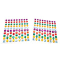 Colorful Mixed Shape Self-Adhesive Rhinestone Acrylic Sticker Sheet Gem Rhinestone Sticker for Nail Art DIY Crafts