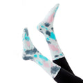Unisex Custom Tie Dye Yoga Pilates Socks Non-slip Grip with Bottom Logo Wholesale Custom Socks for Women