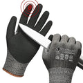 XINGYU Factory Wholesale Anti-Cut 13G HPPE  Nitrile Foam Coated Cut-Resistant Level 5 Work Gloves Safety Cut Resistant Gloves
