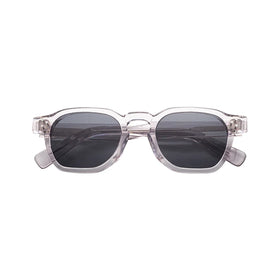 High Quality Custom Logo Square Handmade Unisex Mazzucchelli Acetate Polarized Fashion Sunglasses with Brown/Clear Frame