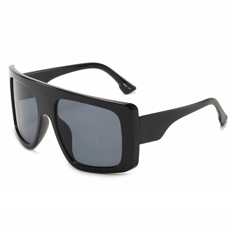 STORY XY1908 UV400 Protection Full Frame Oversized Square Sunglasses Women Luxury One Piece Shades Big Frame Trending Sunglasses