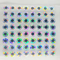 Ready to Ship 2D Flat Holographic Fishing Lure Eyes Iridescent Fish Eyes Fly Tying Materials for Lure Making Fly Tying