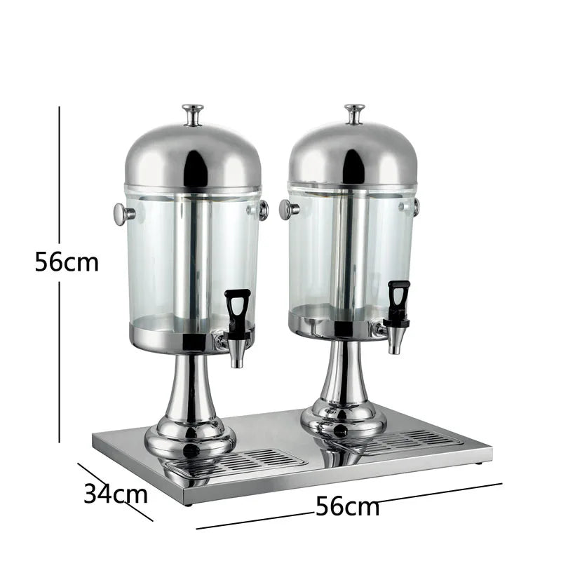 Best Wedding Catering Equipment Plastic Buffet Hot Milk and Cold Drink Orange Juicer Dispenser