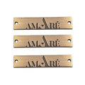 Newest Design Custom Garment Metal Brand logo Metal Clothing Labels Decorative Bag Metal Tags for Handbag
