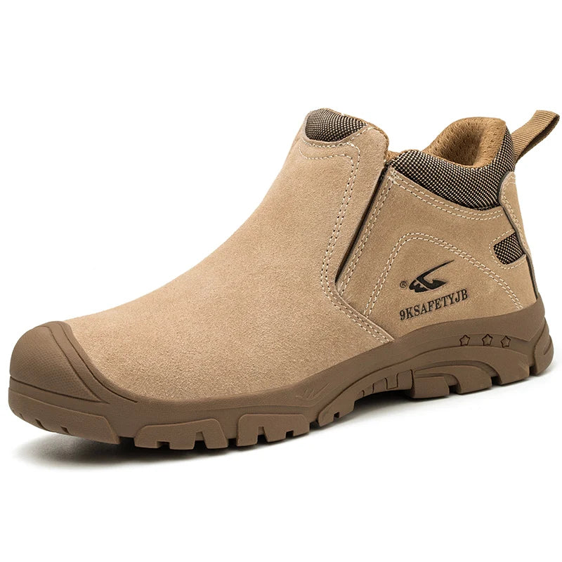 Diansen Hot Sale Custom Comfortable Soft Steel Toe Work Boots for Mens Womens Zapatos De Seguridad