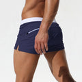 ZSAQ-DX009-010 Swimming Trunks New Men's  Flat Angle Hot Spring Swimming Shorts Customized Swimwear