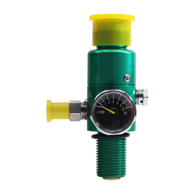 Colorful M18x1.5 Aluminium Thread Tank Regulator 4500PSI for Paintball Regulator with 1800PSI Output Pressure