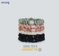 Custom Silk Scrunchie Wholesale Printing logo Satin Silk Hair Band Scrunchies Luxury Silk Scrunchie MegaBDM