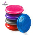 Eco Friendly Yoga air Cushion Inflatable PVC Stability Pad Disc Yoga Balance Mat Massage Wobble Balance Air Ball
