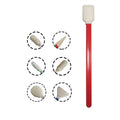 JEJOR 60-120mm Cleaning Foam Swab Spiraled/Round/Square/V Shape Printer Swabs Cotton Bud