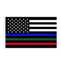 Custom Wholesale American Black Flag 3X5FT Polyester Polyester Flag Durable and Wear-resistant Material
