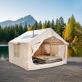 Portable 4 Season Waterproof Outdoor Camping Tent 2-10 Person Glamping House Oxford Cloth for Family Parties and Travel MegaBDM